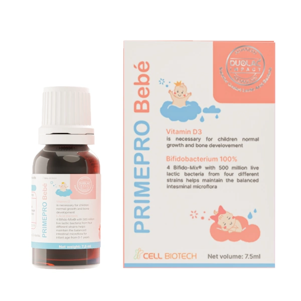 Men Vi Sinh Bao Kép Primepro Bebé Cho Trẻ Sơ Sinh