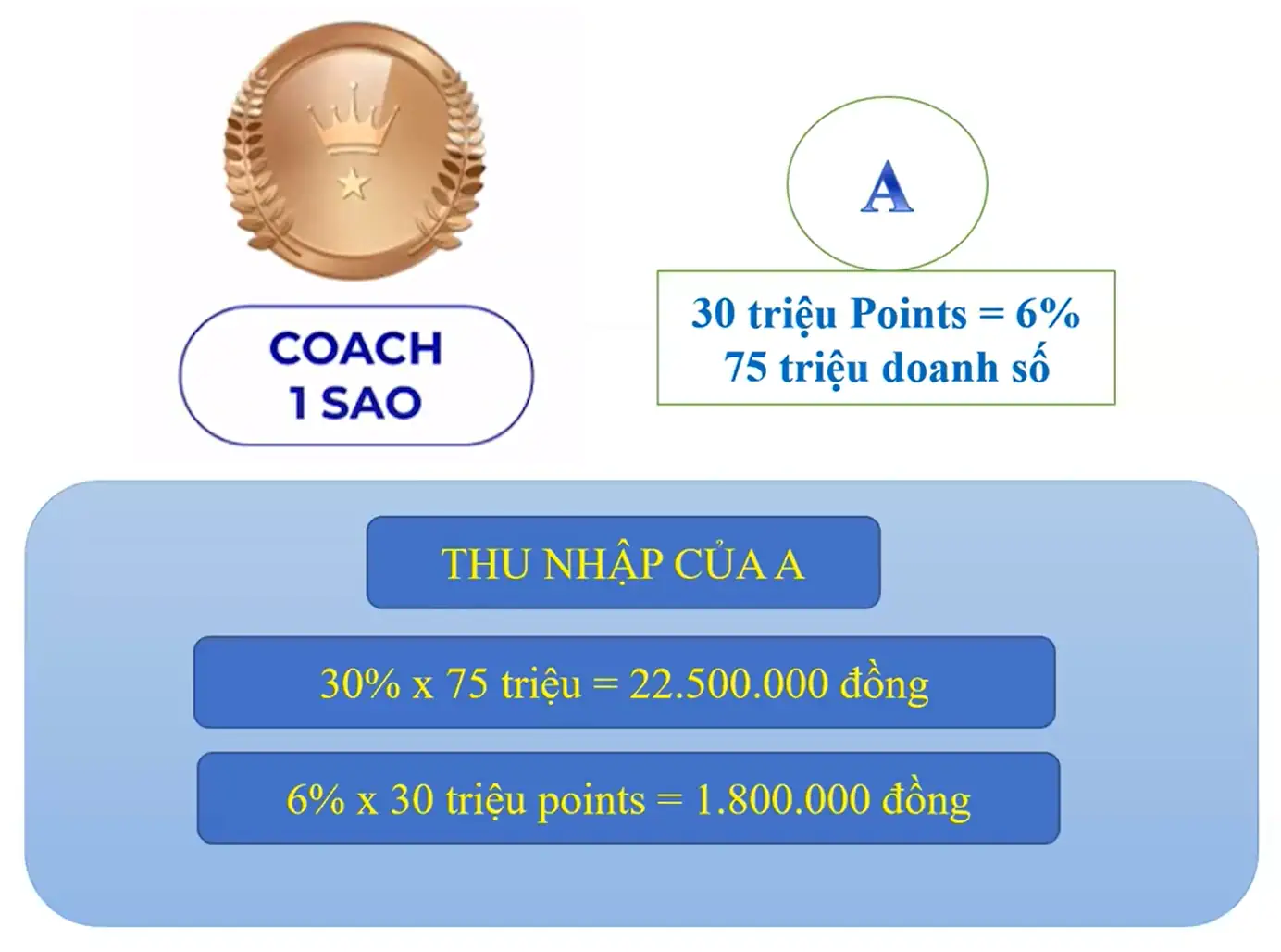 Thu Nhập Coach 1 Sao - Shopbiz
