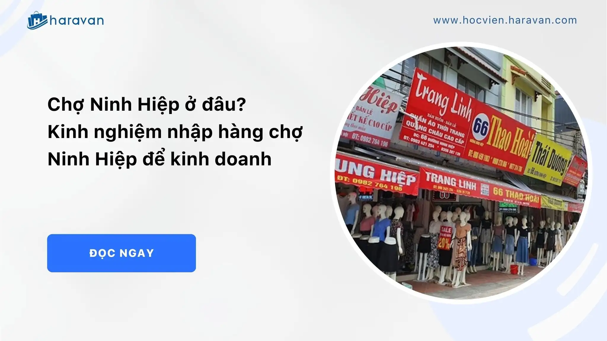 Chợ Ninh Hiệp ở đâu? Kinh nghiệm nhập hàng chợ Ninh Hiệp để kinh doanh