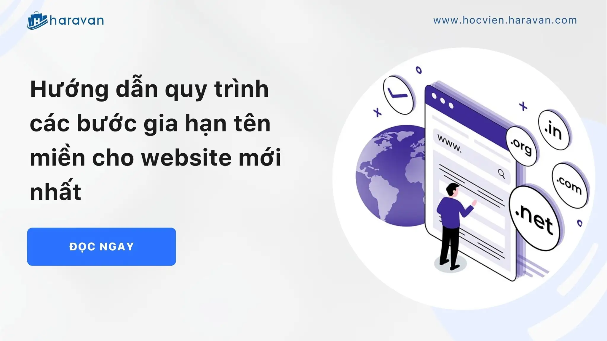 Hướng dẫn quy trình các bước gia hạn tên miền cho website mới nhất