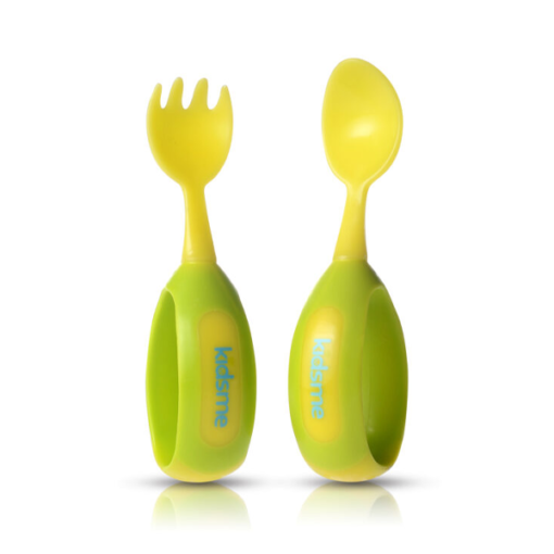 Bộ nĩa & muỗng tập ăn 9 months + - Kidsme Anh Quốc