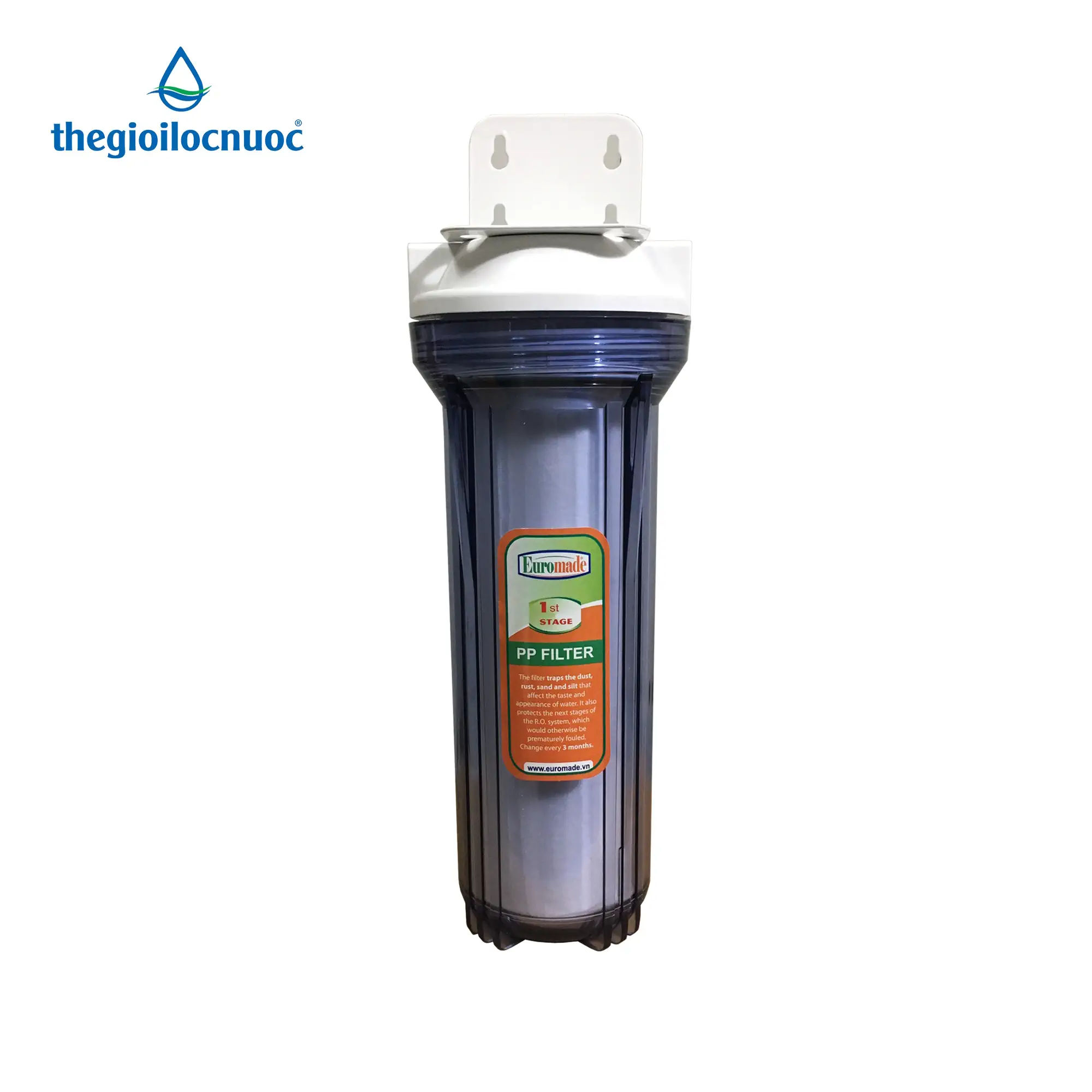 Bộ Lọc Chặn 1 Cốc (1 Cốc Trong + Lõi Pp)