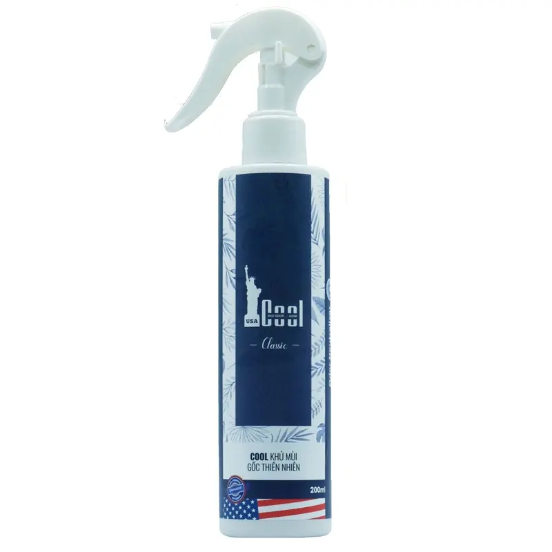 Chai xịt khử mùi Cool 200ml - Chai Xịt Khử Mùi Không Gian nguồn gốc thiên nhiên chính hãng giá tốt - Shopbiz