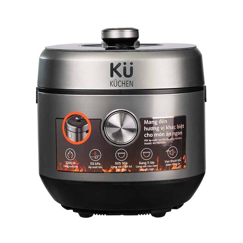 Chính Diện Nồi áp Suất Cao Tần đa Năng Kuchen Ku Pih5016 - Shopbiz