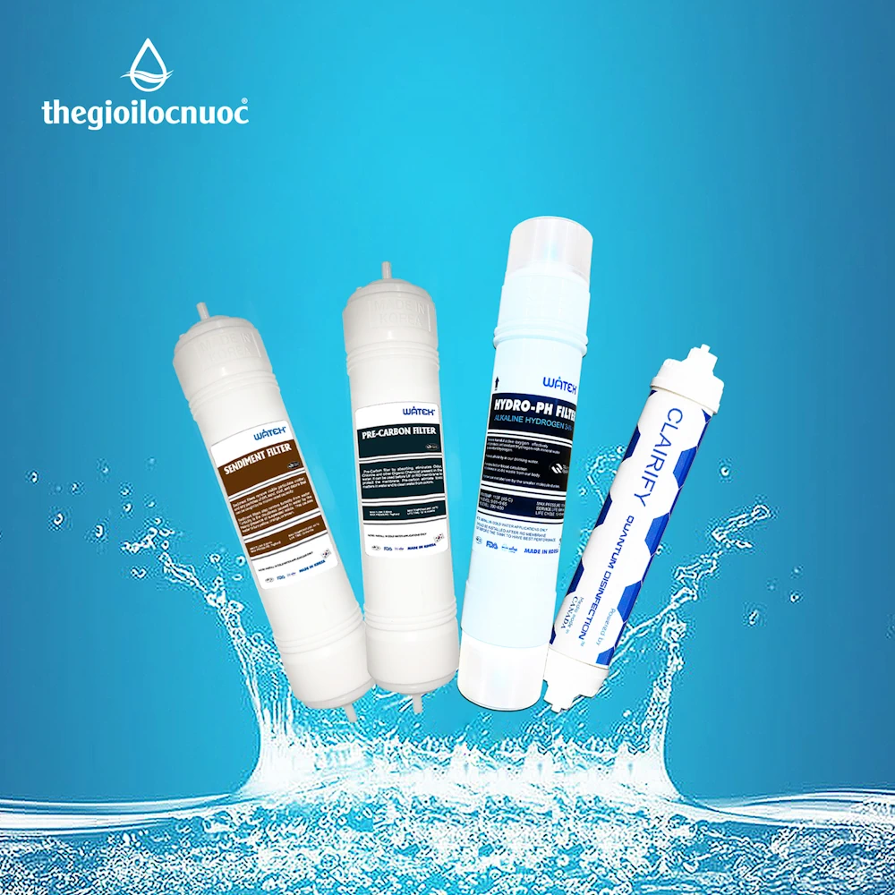 Combo Lõi Lọc Nâng Cấp đúc Nguyên Khối - Thế Giới Lọc Nước - Shopbiz