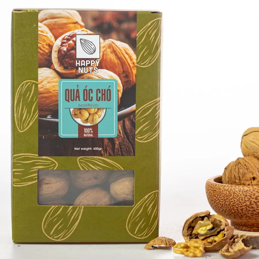 Hạt Óc Chó Vàng Happy Nuts Sấy Khô - Droppii Mall