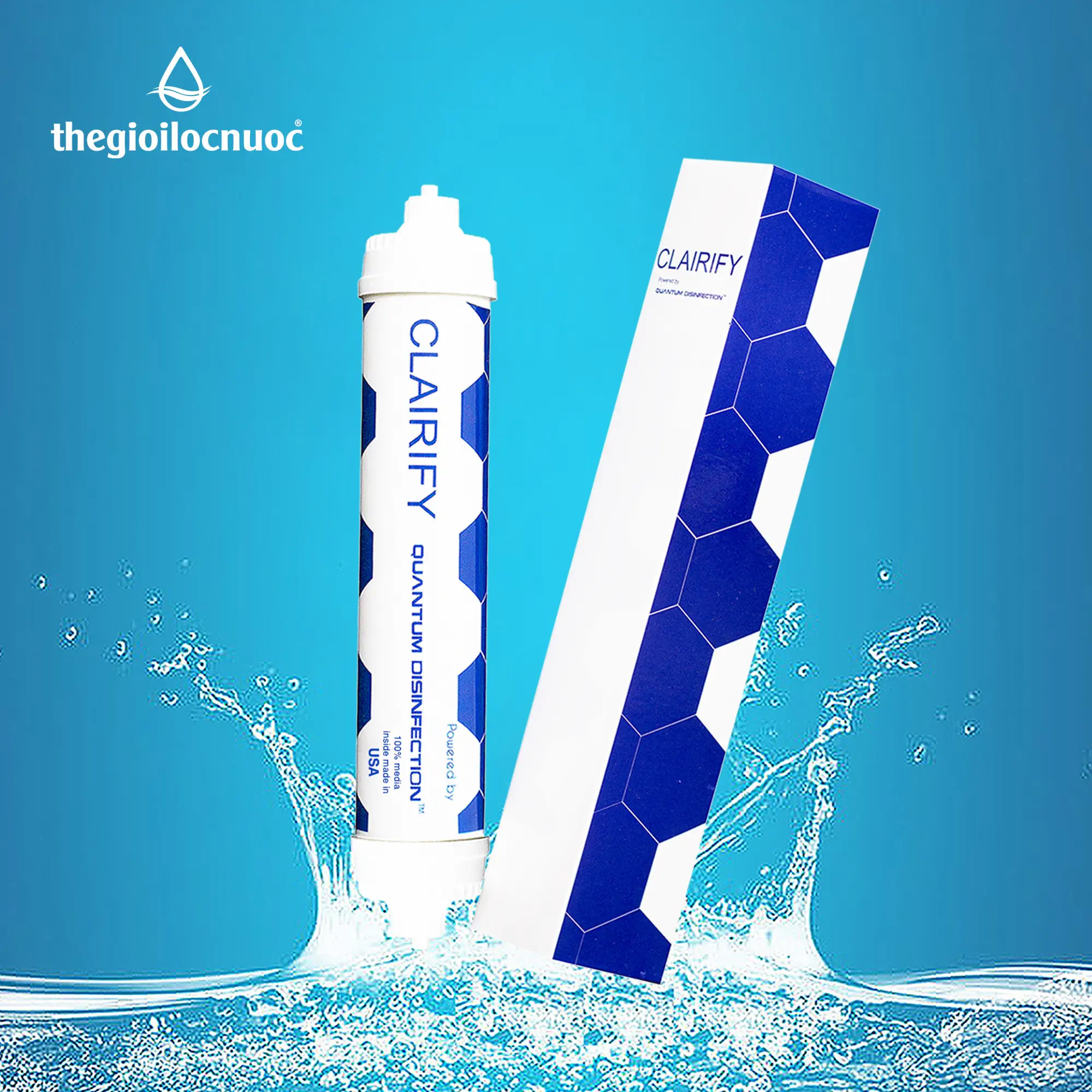 Lõi Lọc Diệt Khuẩn Lượng Tử Clarify Quantum Disinfection