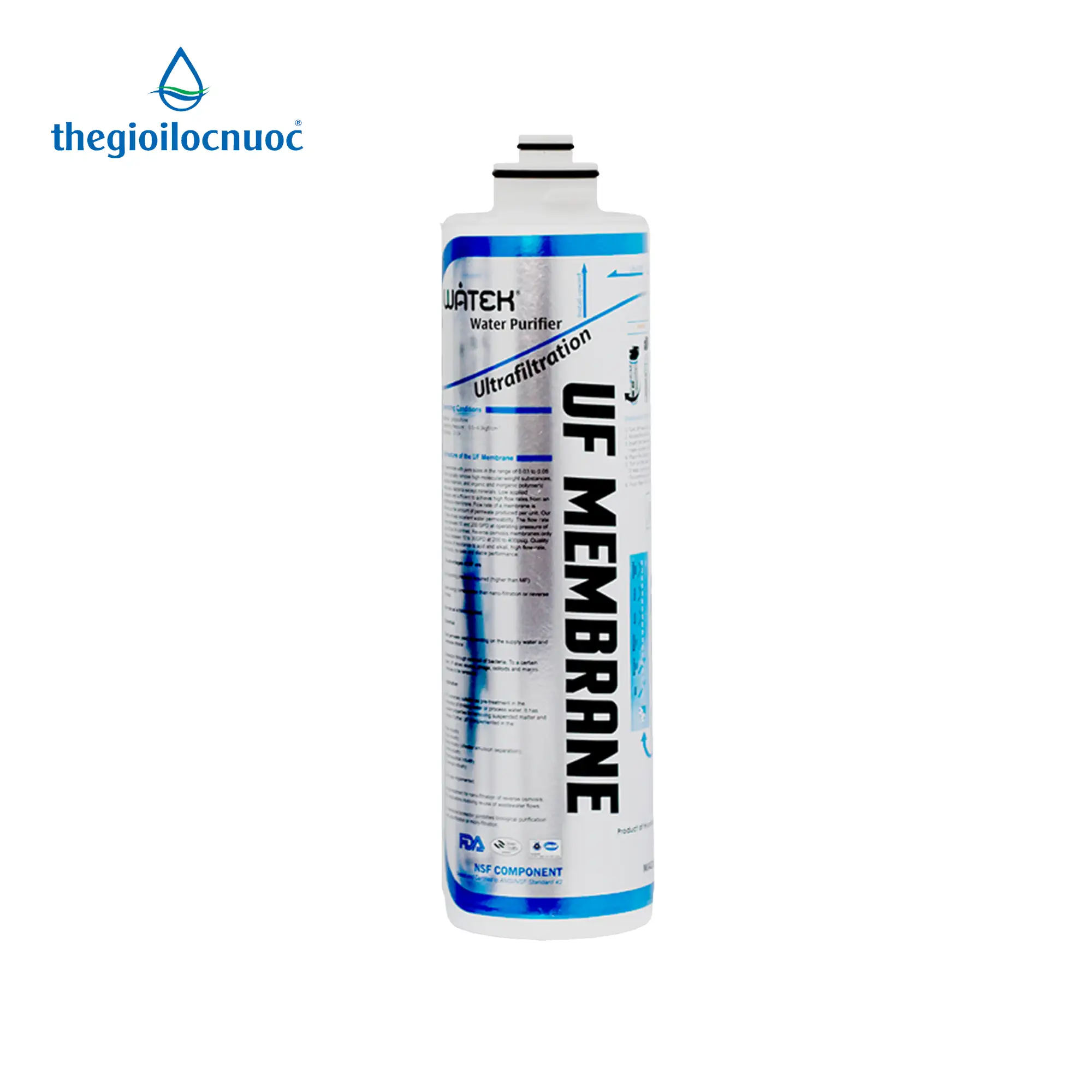 Màng Lọc Uf Watek Công Suất 454lh (thay Thế Cho Máy Watek Lux)