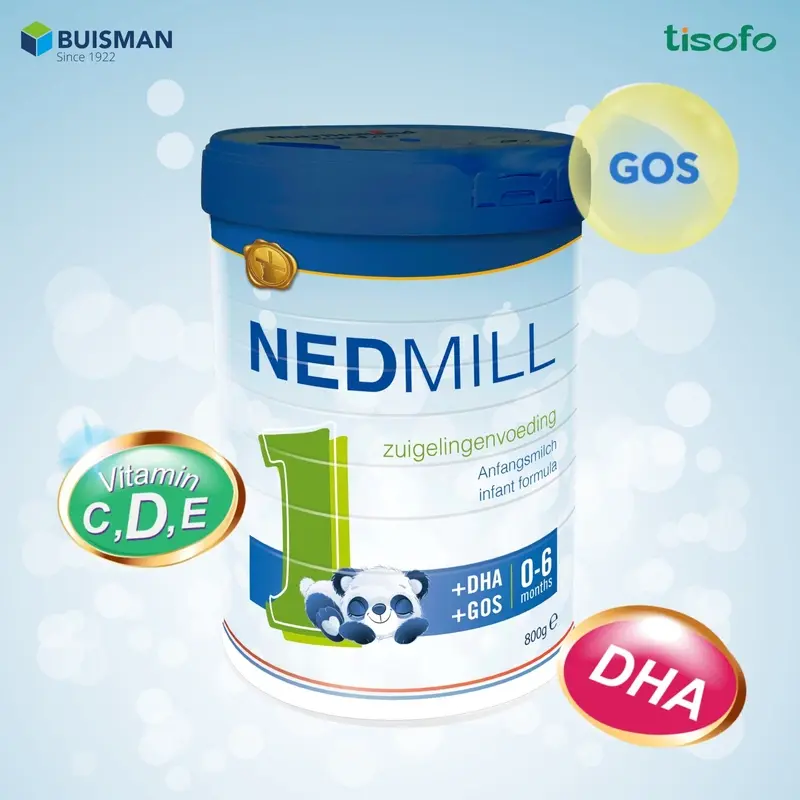 Nedmill Stage 1 800g (trẻ từ 0-6 tháng tuổi) chính hãng giá tốt - Shopbiz
