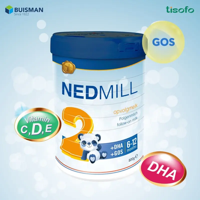 Nedmill Stage 2 800g (trẻ 6-12 tháng tuổi) chính hãng giá tốt - Shopbiz