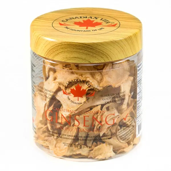 Nhân sâm khô cắt lát 50g (kèm túi) Canadian Vita chính hãng giá tốt - Shopbiz