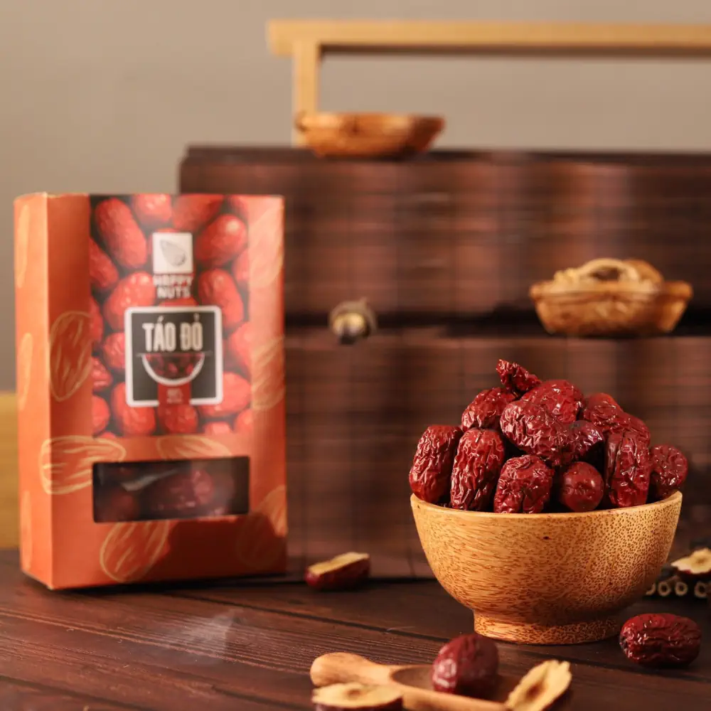 Táo đỏ Hàn Quốc Sấy Khô Happy Nuts 250g - Droppii Mall