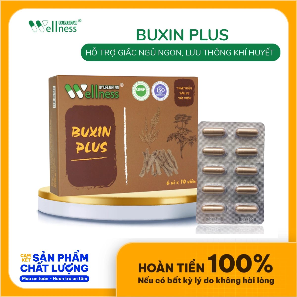 Thực Phẩm Bổ Khí Huyết Buxin Plus - Shopbiz