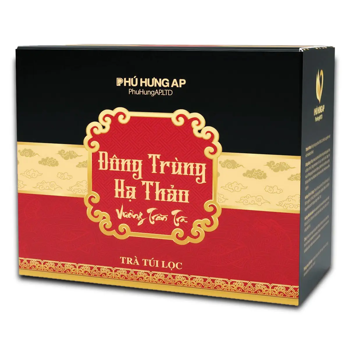 Trà túi lọc Đông Trùng Hạ Thảo hộp 80g (Phú Hưng AP) chính hãng giá tốt - Shopbiz