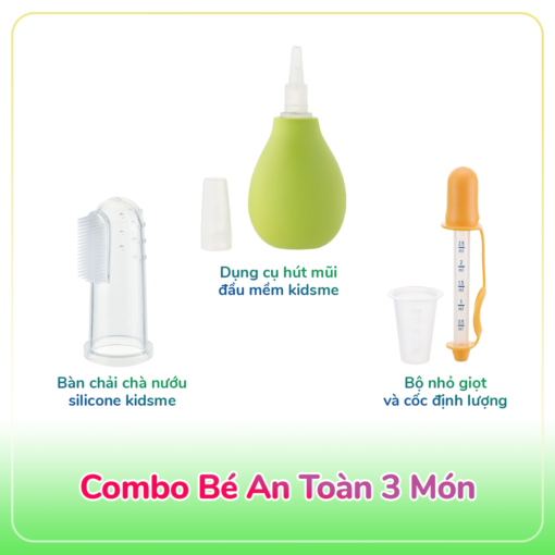 3 món chăm sóc trẻ sơ sinh an toàn Kidsme – Anh Quốc