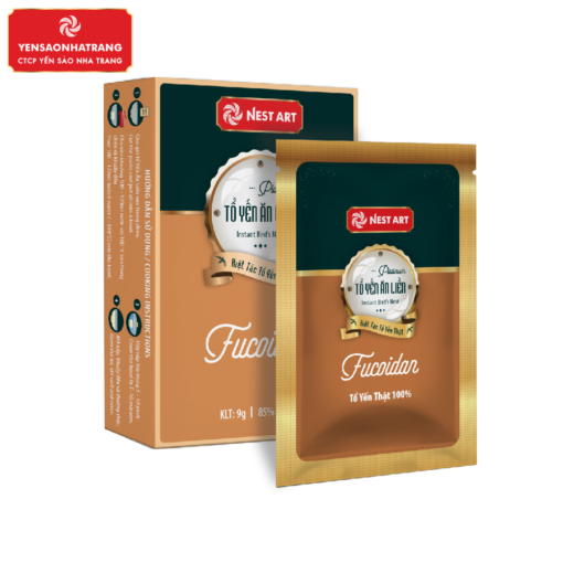 Tổ yến ăn liền Platinum vị Fucoidan (tảo biển nâu) 9g - Nest Art