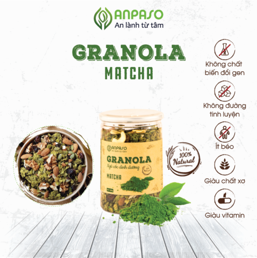 Granola thường vị Matcha 300gr