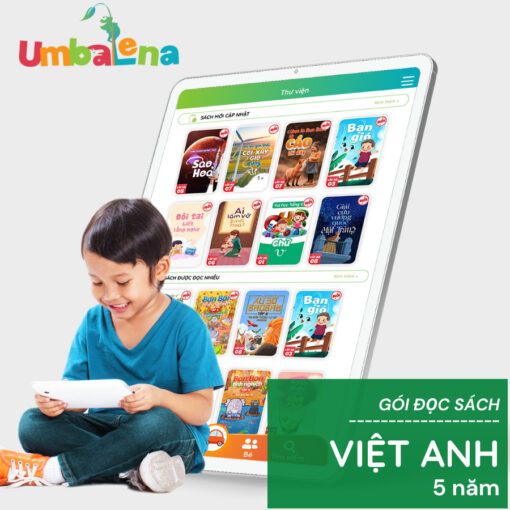 Gói sách Anh – Việt Umbalena 5 năm