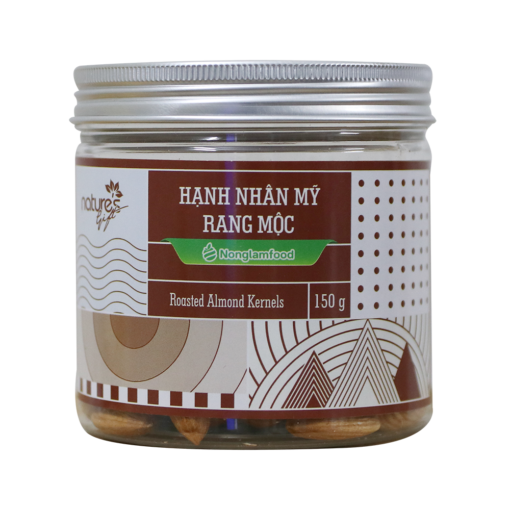 Hạnh nhân mỹ rang mộc 150gr - Nông Lâm Food