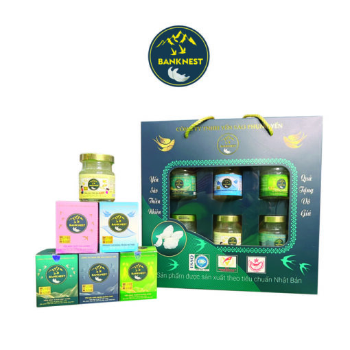 Tổ yến chưng 6 vị thập cẩm 33% sợi yến - 6 hủ x 70ml