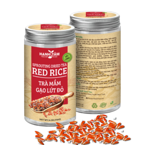 Trà mầm gạo lứt đỏ 700 gram - Hạnh Tâm