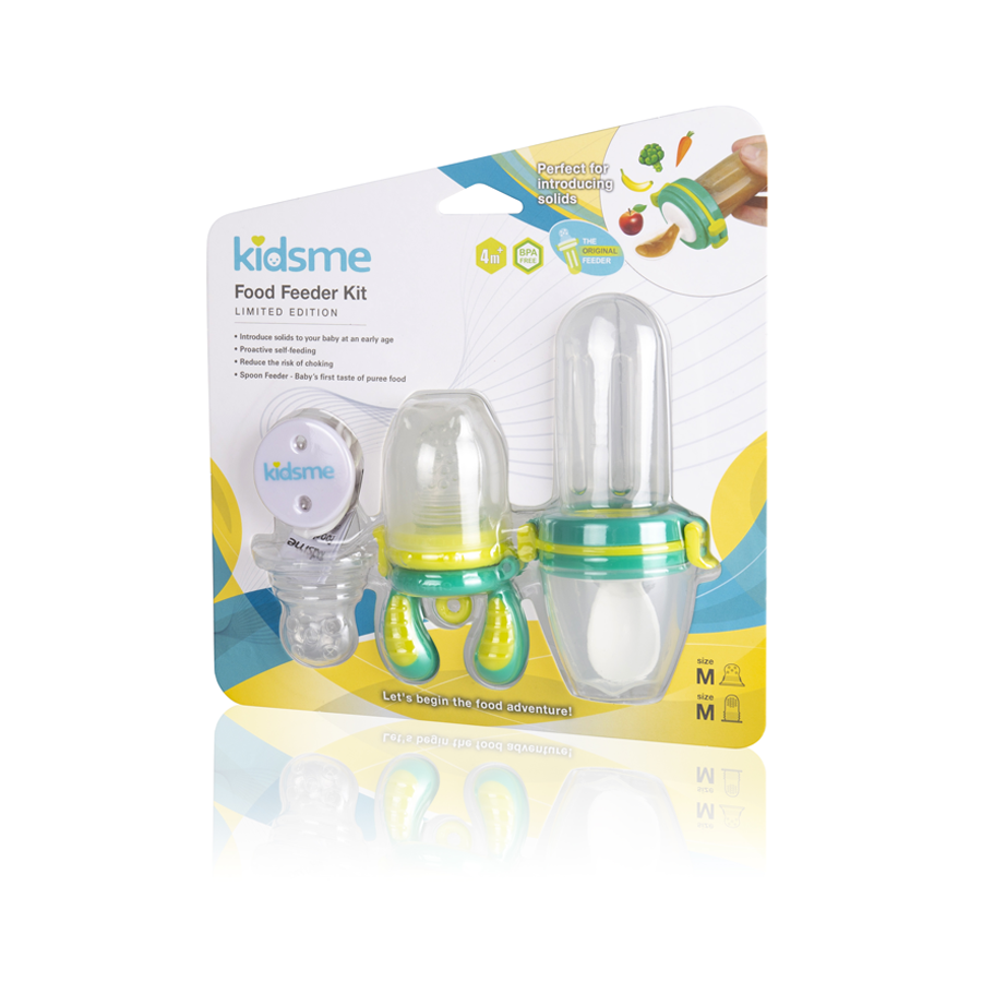 Combo Túi nhai, Bình bóp ăn dặm chống hóc - Limited Kidsme