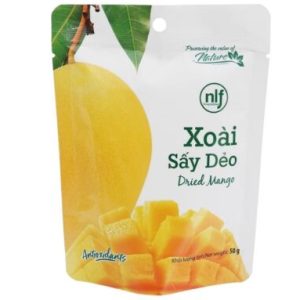 Xoài sấy dẻo NLF túi 50gr