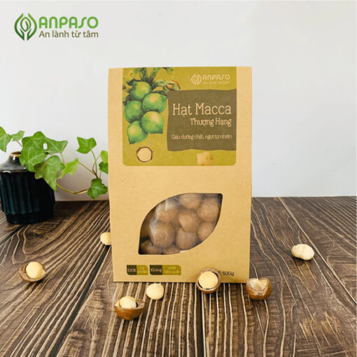 Hạt Macca Gia Lai thượng hạng 500g - Anpaso