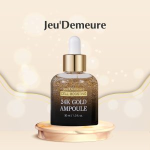 សេរ៉ូម ចិញ្ចឹមស្បែកមុខពីមាស 24K - Cell Boosting 24K Gold Ampoule (Jeu’Demeure)